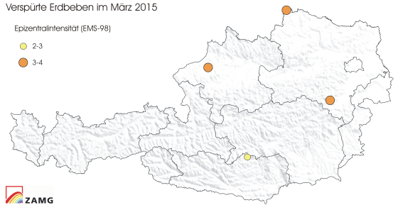 Erdbeben im März 2015 