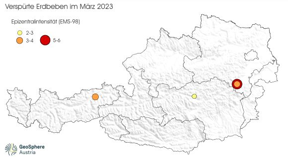 Erdbeben im März 2023