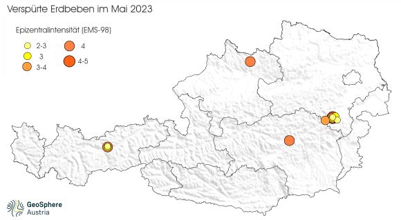 Erdbeben im Mai 2023