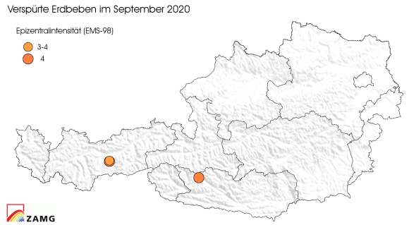 Erdbeben im September 2020