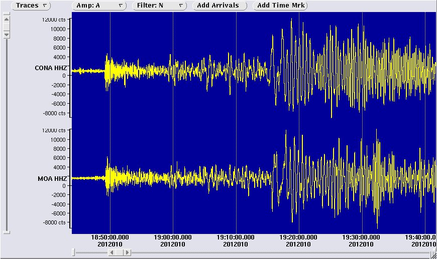 Seismogramm Sumatra