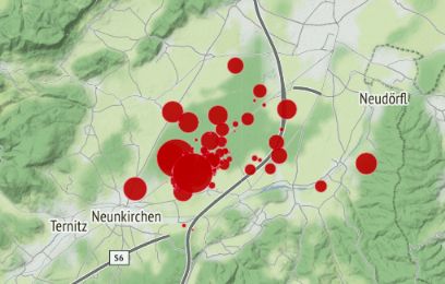 Weiteres kräftiges Erdbeben im südlichen Wiener Becken