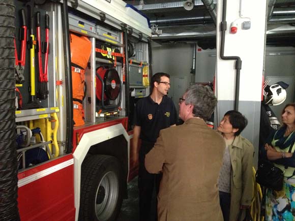 Besuch Feuerwehr