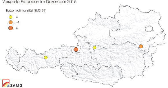 Erdbeben im Dezember 2015