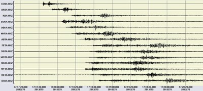 Seismogramm Ebreichsdorf 20131002