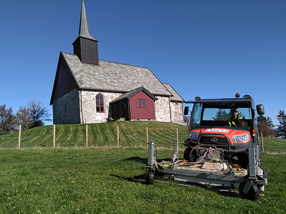 ZAMG Technologie findet Schiffsgrab in Norwegen