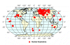 Nukleare Explosionen weltweit