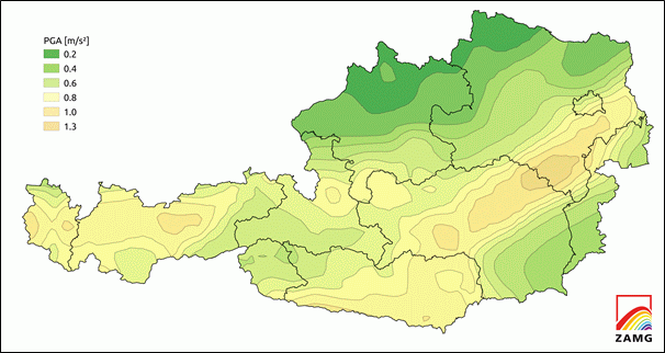 Präsentation der Erdbebengefährdungskarte für Österreich bei der EGU