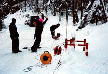 Seismik im Schnee