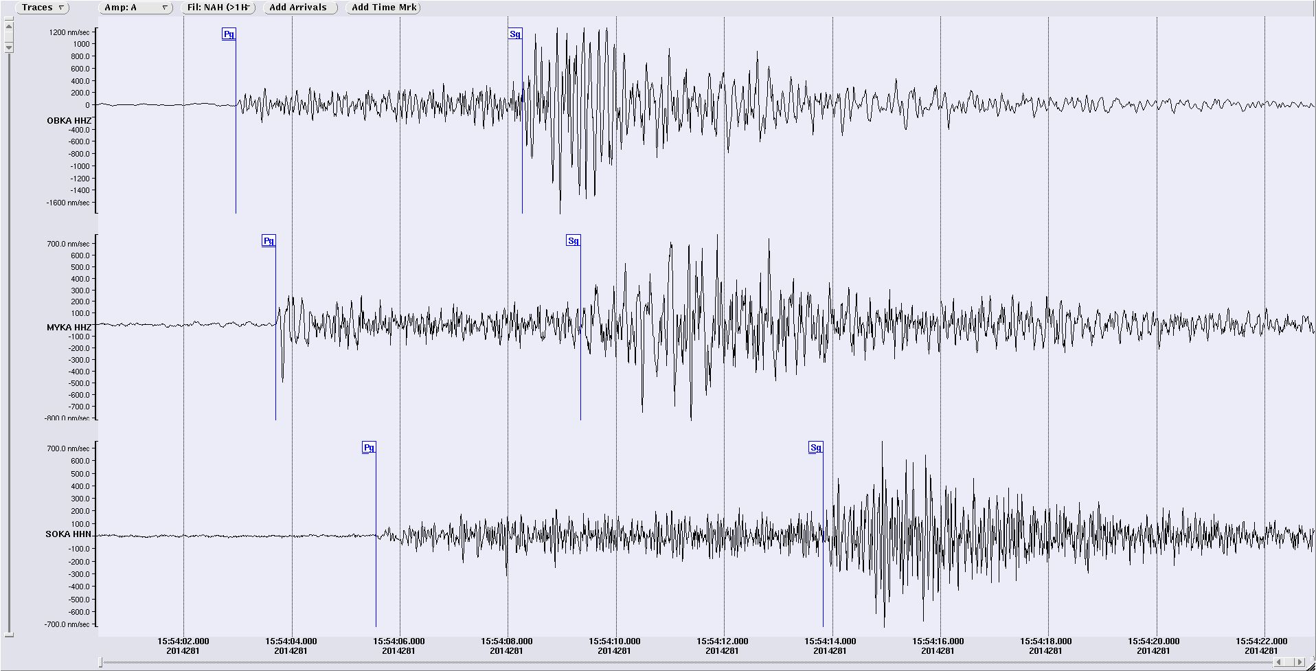 Seismogramm Gurk groß