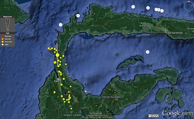 Sulawesi Nachbeben scharf