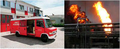 Toxische Gasausbreitung