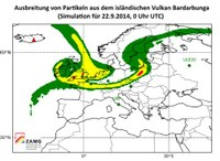Hohe SO2-Werte in Teilen Österreichs durch isländischen Vulkan