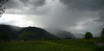 Große Regenmengen im Südwesten Österreichs