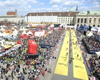 Gute Lauf-Temperatur beim Wien-Marathon