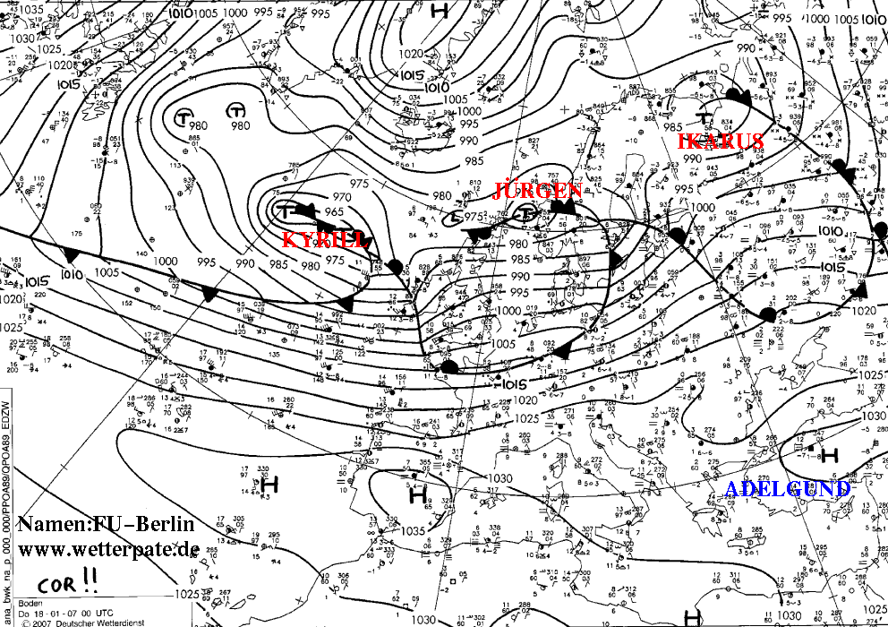 Heute vor zehn Jahren: Sturm „Kyrill“