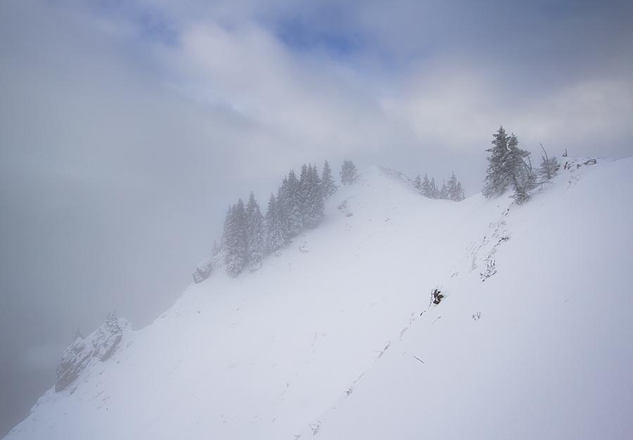 Neuschnee und Regen