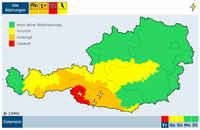 Schnee und Regen: rote Warnung für Teile von Osttirol und Oberkärnten