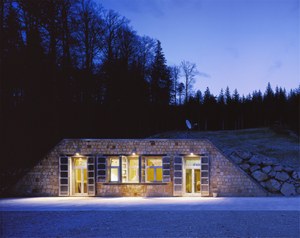 Conrad Observatory-Entrance-Night