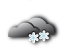 Niederösterreich: mäßiger Schneefall