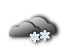 Mariazell/St. Sebastian: bedeckt, mäßiger Schneefall