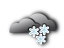 Mooslandl: bedeckt, starker Schneefall