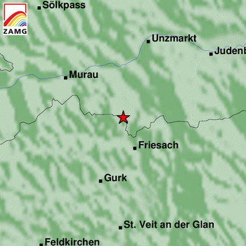 Karten Und Listen Seismischer Aktivitat Zamg